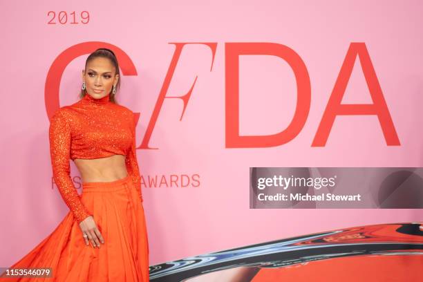 Jennifer Lopez attends the 2019 CFDA Fashion Awards at the Brooklyn Museum of Art on June 03, 2019 in New York City.
