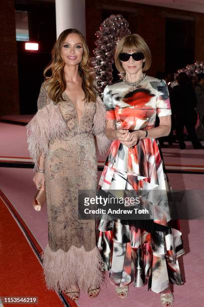 Georgina Chapman and Anna Wintour attend the CFDA Fashion Awards on June 03, 2019 in New York City.