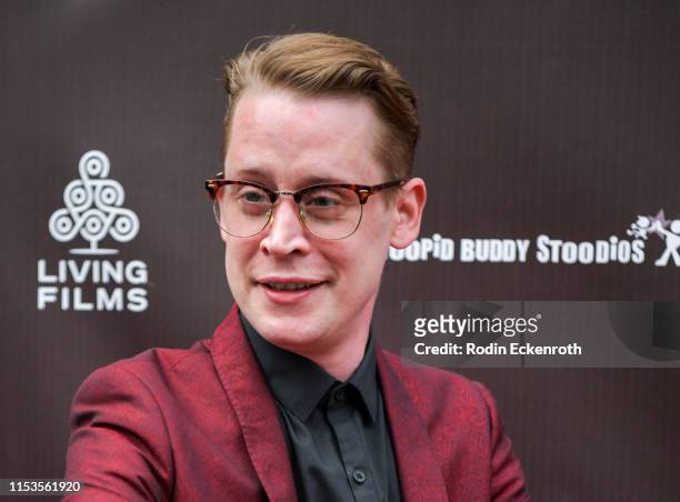 Macaulay Culkin attends the LA Premiere of Gravitas Ventures' "Changeland" at ArcLight Hollywood on June 03, 2019 in Hollywood, California.