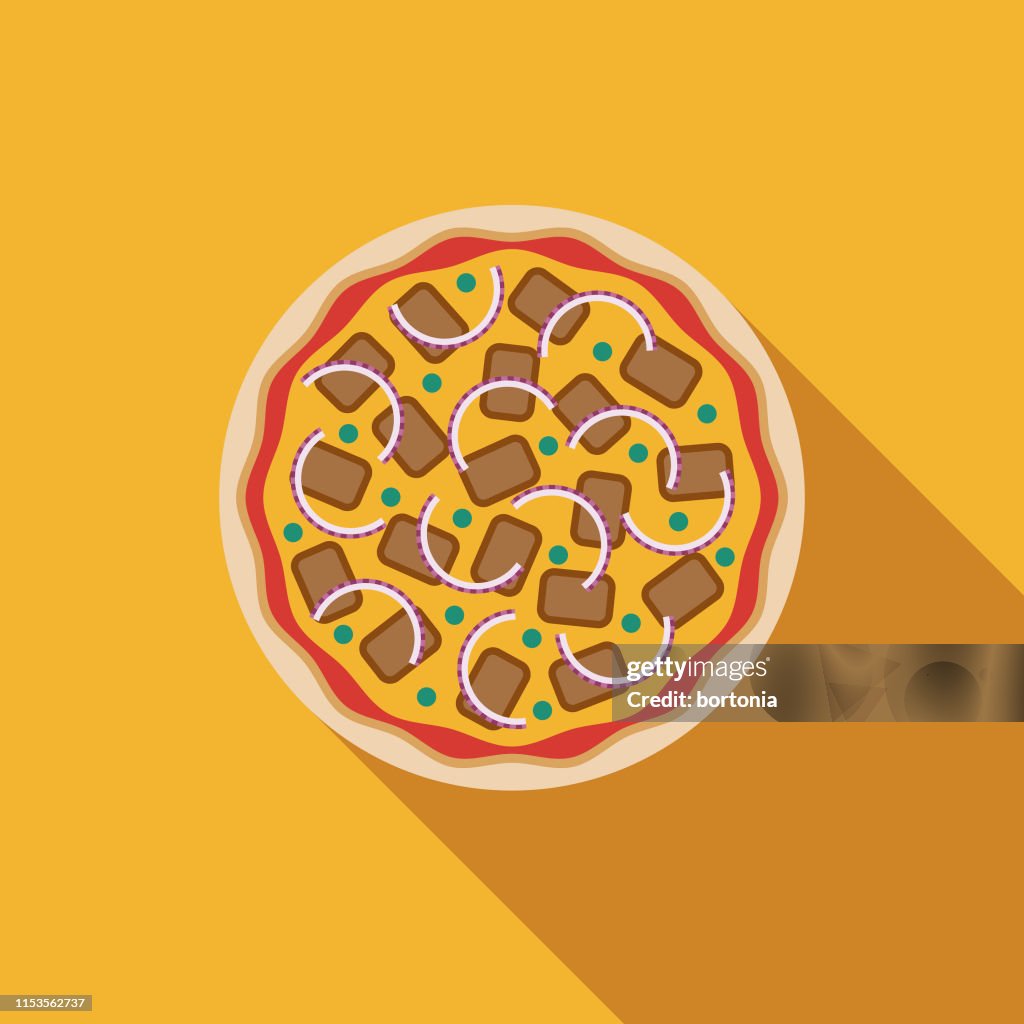 Steak and Onion Pizza Icon