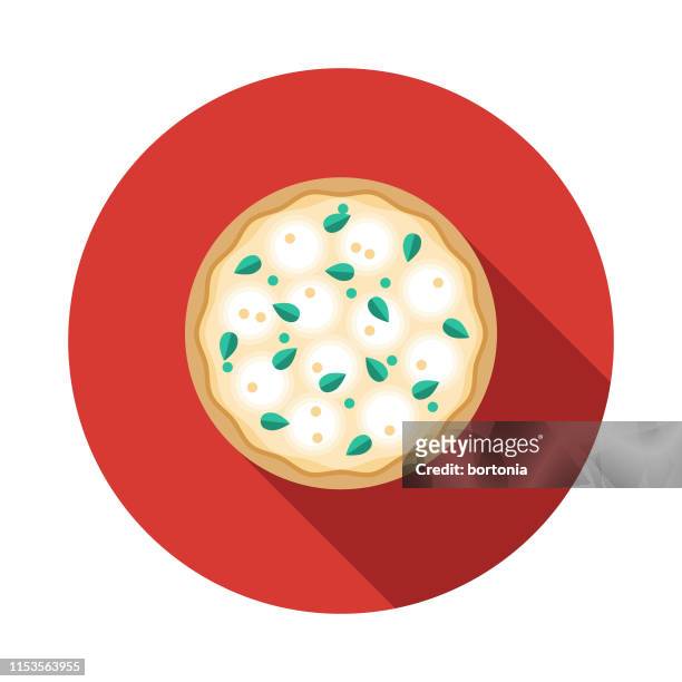 illustrazioni stock, clip art, cartoni animati e icone di tendenza di icona della pizza bianca - ricotta