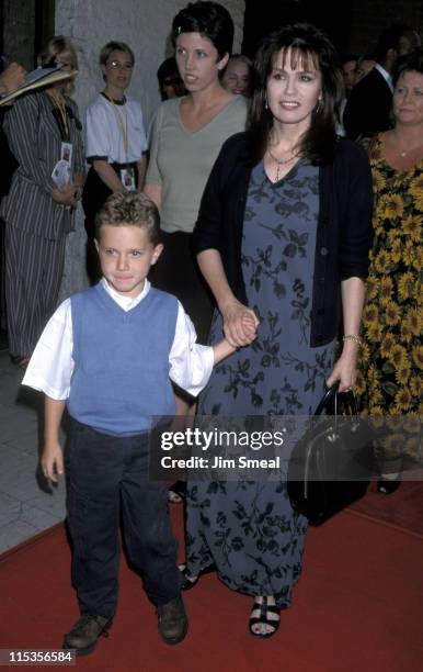 Marie Osmond and son Jack during "The Parent Trap" Los Angeles Premiere at Mann National Theatre in Westwood, California, United States.