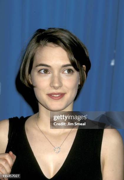 Winona Ryder during 14th Annual Academy Awards Nominees Luncheon at Beverly Hilton Hotel in Beverly Hills, California, United States.