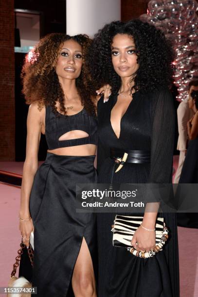 Elaine Welteroth and Aurora James attend the CFDA Fashion Awards on June 03, 2019 in New York City.