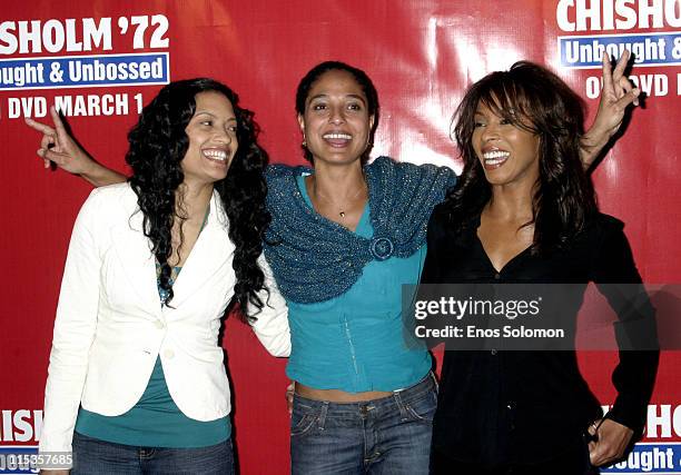 Melissa DeSousa, Shola Lynch, and Khandi Alexander