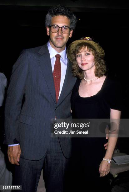 Bruce Tyson and Shelley Long during Homeless Art Auction Benefit at Loew's Santa Monica Beach Hotel in Santa Monica, California, United States.