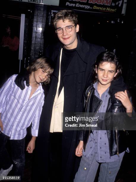 Corey Feldman and Guests during Corey Feldman and Family at Cineplex Odeon Theater - March 30, 1990 at Beverly Center Cineplex Odeion Theater in...