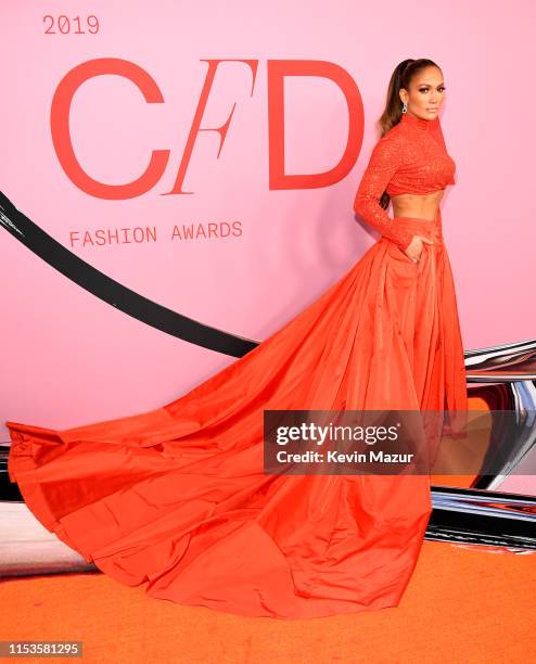 Jennifer Lopez attends the CFDA Fashion Awards at the Brooklyn Museum of Art on June 03, 2019 in New York City.