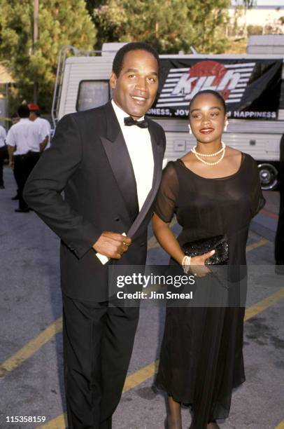 Simpson and daughter Arnelle Simpson during Warwick Foundation AIDS Concert Gala at Universal Amphitheater in Universal City, California, United...