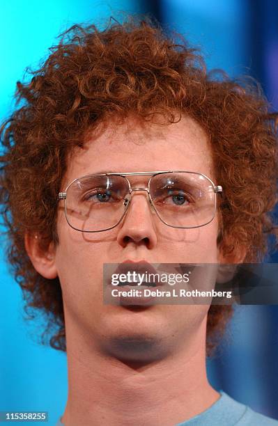 Jon Heder during Omarion Houston, Young Rome and Jon Heder Visit MTV's "TRL" - June 14, 2004 at MTV Studios, Times Square in New York City, New York,...