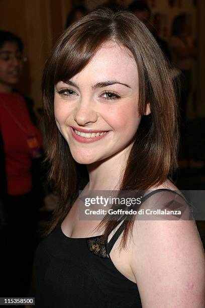 Cassie Compton from the XFactor during BAFTA Children's Film and Television Awards - Arrivals at London Hilton in London, England, Great Britain.