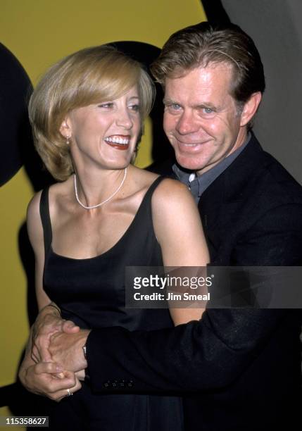 Felicity Huffman and William H. Macy during ABC's 1998 Summer TCA Press Tour All-Star Party at Ritz Carlton Hotel in Pasadena, California, United...