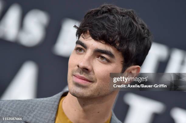 Joe Jonas attends the premiere of Amazon Prime Video's "Chasing Happiness" at Regency Bruin Theatre on June 03, 2019 in Los Angeles, California.