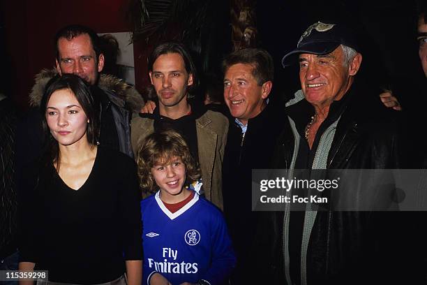 Christian Vadim, Camille de Malleray Paul Belmondo and Son and Jean Paul Belmondo