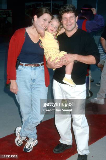 Christine Astin, Alexandra Astin, and Sean Astin during 129th Edition of The Ringling Brothers Barnum and Bailey Circus at LA Sports Arena in Los...