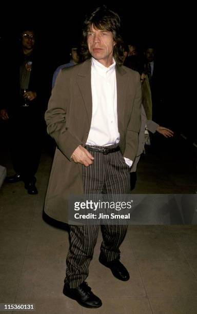 Mick Jagger of The Rolling Stones during Post Concert Party For The Rolling Stones "Voodoo Lounge" Tour at Hollywood Legion Hall in Hollywood,...