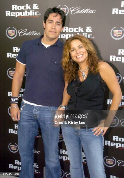 "Rock & Republic" designer Michael Ball and owner Andrea Bernholtz