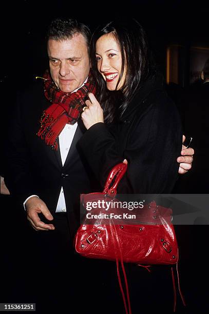 Jean Charles de Castelbajac and Mareva Galanter during Mercedes Benz Brand Center Launching Party at Mercedes Brand Center in Rueil Malmaison, France.