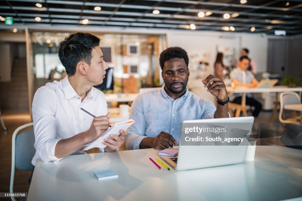 Men In Workforce Young Men Working In Modern Office High-Res Stock Photo - Getty Images