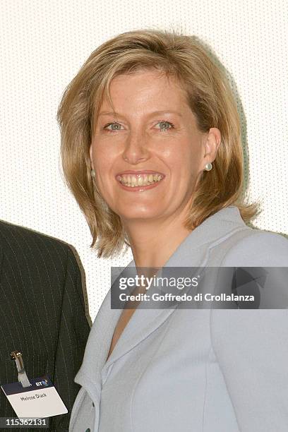 Countess of Wessex during 2004 BT Childline Awards at Bt Tower in London, Great Britain.