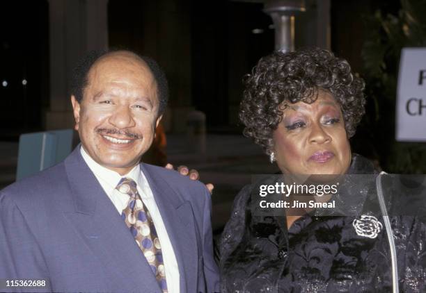 Sherman Hemsley and Isabel Sanford during Screening of "50 Years of Television" at Academy Theater in Hollywood, California, United States.
