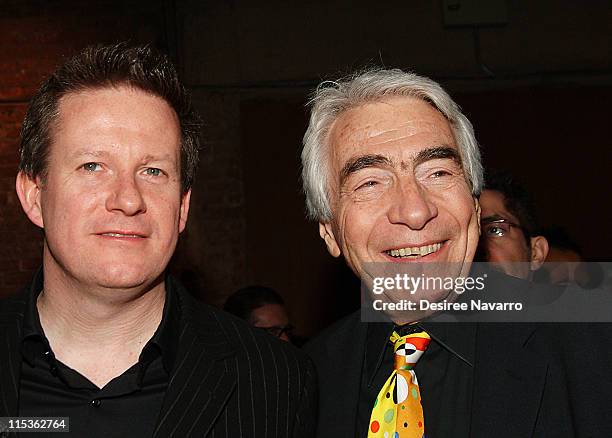 Matthew Bourne and Gordon Davidson during BAM 2005 Spring Gala Celebrating Matthew Bourne's Play "Without Words" at BAM Harvey Theater in Brooklyn,...
