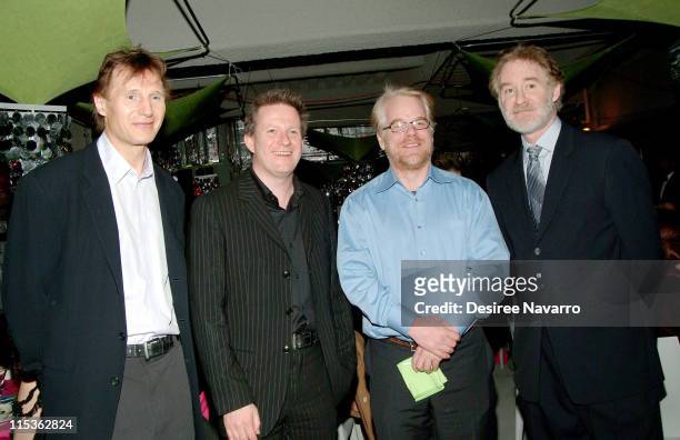 Liam Neeson, Matthew Bourne, Philip Seymour Hoffman, and Kevin Kline
