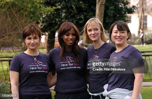 Emma Forbes, Shaznay Lewis, Hermione Norris, and Arabella Weir.