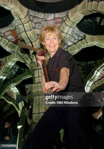 Christine Hamilton during Christine Hamilton Launches the London Dungeon: Labyrinth of the Lost at The London Dungeon in London, Great Britain.