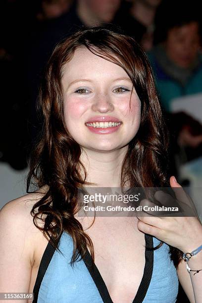 Emily Browning during "Lemony Snicket's A Series Of Unfortunate Events" London Premiere at Empire, Leicester Square in London, United Kingdom.