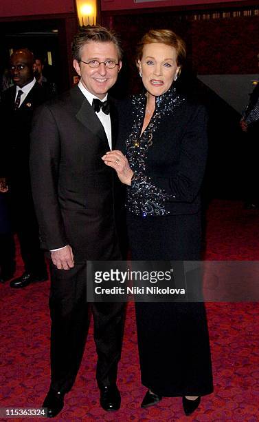 Thomas Schumacher, president of Disney Theatrical Productions, and Julie Andrews