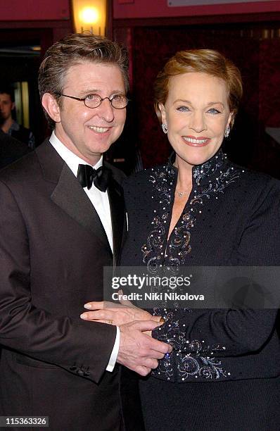 Thomas Schumacher, president of Disney Theatrical Productions, and Julie Andrews