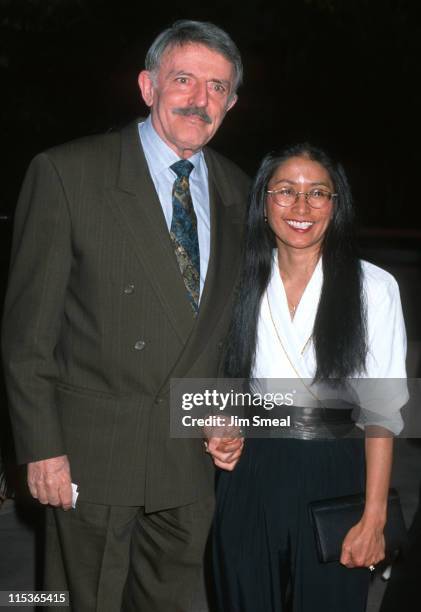 John Astin and Valerie Ann Sandobal during "The Nutty Professor" Los Angeles Benefit Premiere at Universal Studios Amphiteatre in Universal City,...