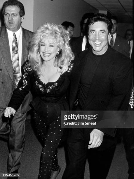 Dolly Parton and Sandy Gallin during Grand Opening Party and Ribbon Cutting at Sony Music Studios at Sony Music Studios in New York City, New York,...