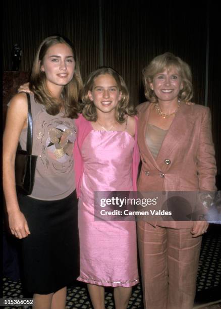 Lauren Bush, Ashley Bush, And Mother Sharon Bush during 2001 "Outstanding Mother" Awards Luncheon at Sheraton NY Hotel & Towers in New York City, New...