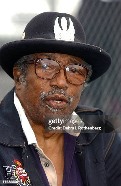 Bo Diddley during Little Steven's Underground Garage Festival Presented by Dunkin' Donuts - Show - August 14, 2004 at Randall's Island in New York...