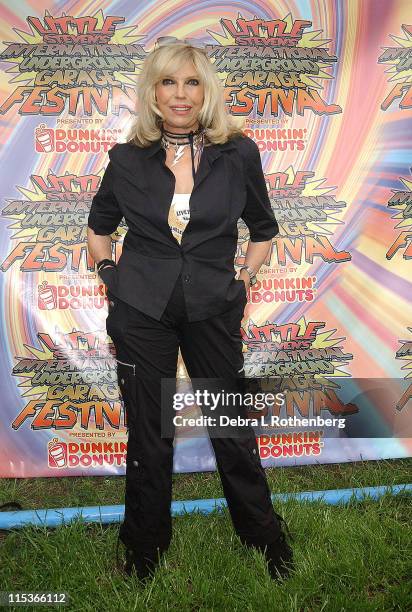 Nancy Sinatra during Little Steven's Underground Garage Festival Presented by Dunkin' Donuts - Show - August 14, 2004 at Randall's Island in New York...