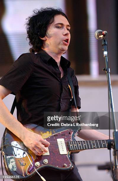 The Raveonettes during Little Steven's Underground Garage Festival Presented by Dunkin' Donuts - Show - August 14, 2004 at Randall's Island in New...