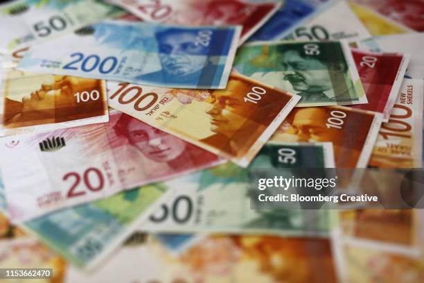 israeli currency, the shekel - holy land stock pictures, royalty-free photos & images