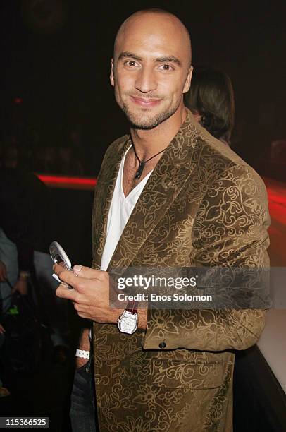 Danny Teeson during Cadillac Presents Rock & Republic Fall 2005 Fashion Show - Backstage and Front Row at Sony Studios in Culver City, California,...