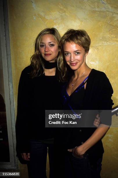 Marion Cotillard and Helene de Fougerolles during "Innocence" Paris Premiere at Cinema Max Linder in Paris, France.