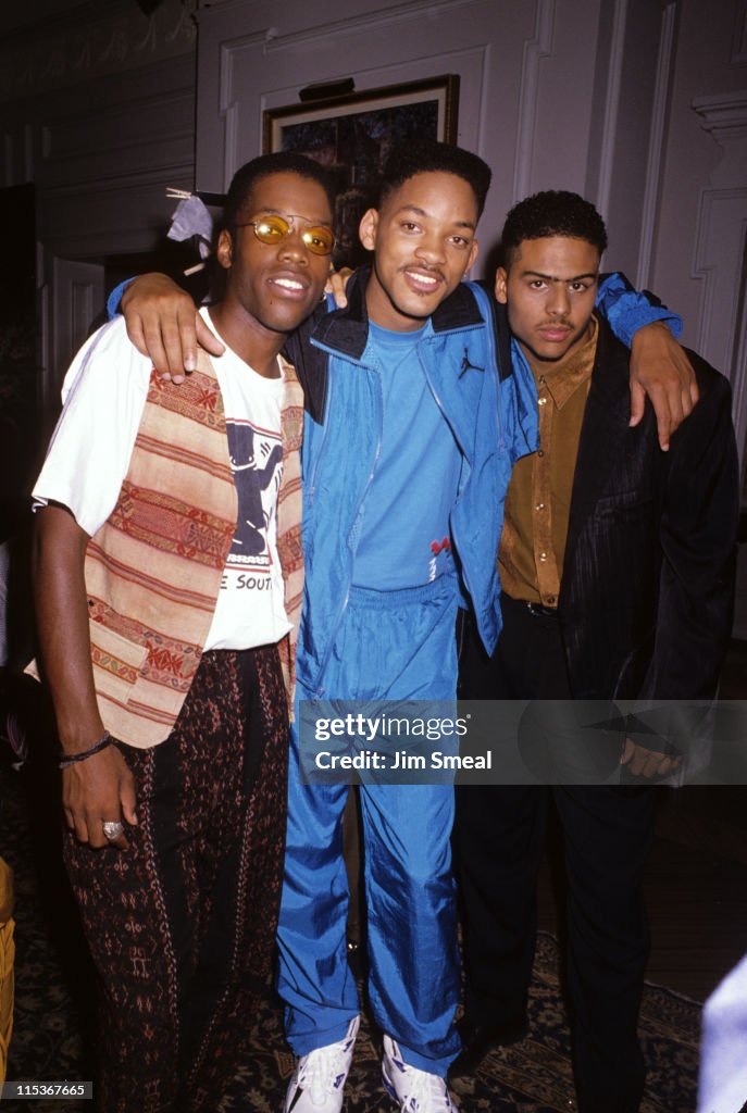 On The Set Of "Fresh Prince Of Bel Air"