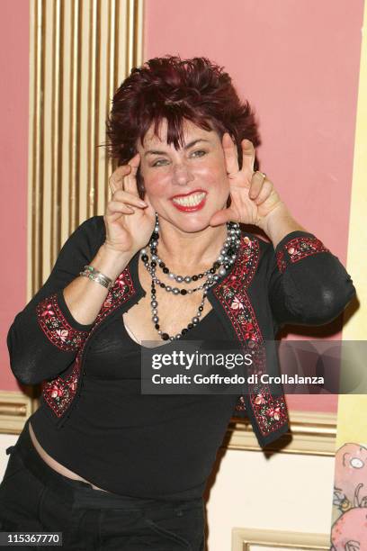 Ruby Wax during Ruby Wax Stars as The Grand High Witch in "The Witches" by Roald Dahl at Wyndhams Theatre in London, United Kingdom.