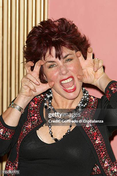 Ruby Wax during Ruby Wax Stars as The Grand High Witch in "The Witches" by Roald Dahl at Wyndhams Theatre in London, United Kingdom.