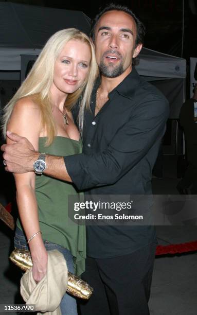 Francesco Quinn and wife Julie during "Vlad" Los Angeles Premiere - Arrivals at The ArcLight in Los Angeles, California, United States.