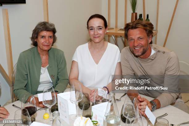 Chairman of the Executive Board of Arte France Veronique Cayla, President of France Television Delphine Ernotte and Journalist Laurent Delahousse...