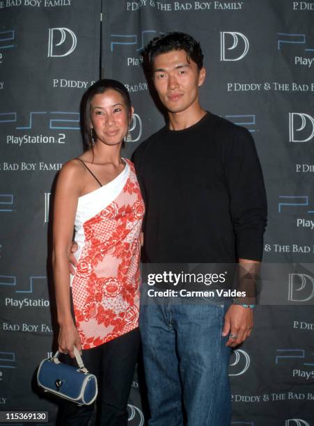 Lisa Ling and Rick Yune during "P. Diddy & The Bad Boy Family...The Saga Continues" CD Release Party Sponsored By PlayStation 2 at Tao Club in New...