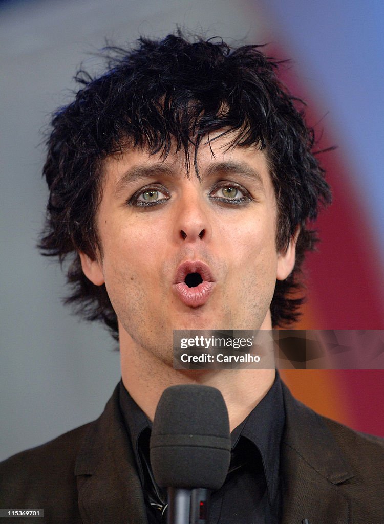 Green Day Visits MTV's "TRL" - April 7, 2005