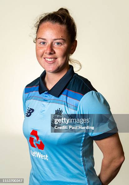 Linsey Smith of England during a Portrait session at Grace Road on ...