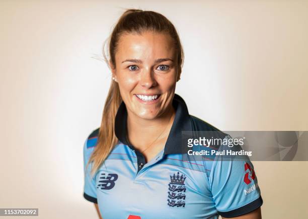 Alex Hartley of England during a Portrait session at Grace Road on June 04, 2019 in Leicester, England.